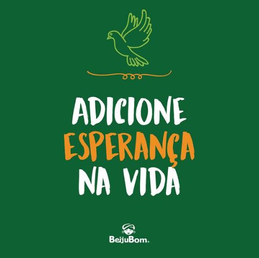 Adicione esperança na vida