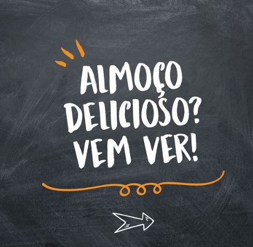 Almoço delicioso? Vem ver!