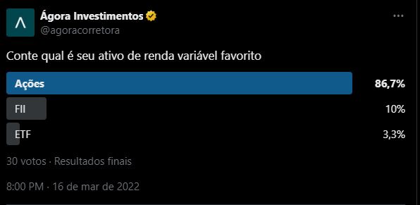 Conte qual é seu ativo de renda variável favorito